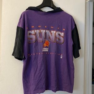 NBA Phoenix suns vintage hooded T-shirt